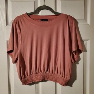 Very J blush Crop top